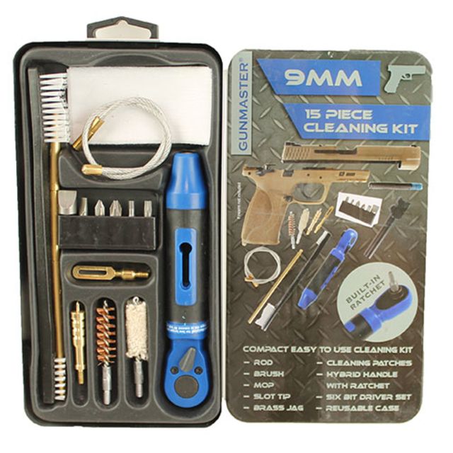 DAC  Gun Master 9mm Luger Cleaning Kit 15 Piece - DAC Technologies