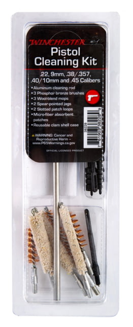 DAC Technologies Gunmaster 14 Piece Universal Pistol Cleaning Kit in Re-usable Clamshell - DAC Technologies