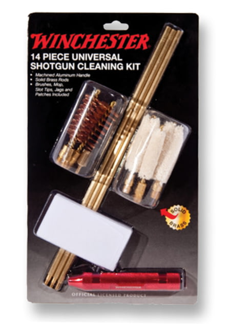 DAC Technologies Gunmaster 14 Piece Universal Shotgun Cleaning Kit in Re-usable Clamshell - Winchester