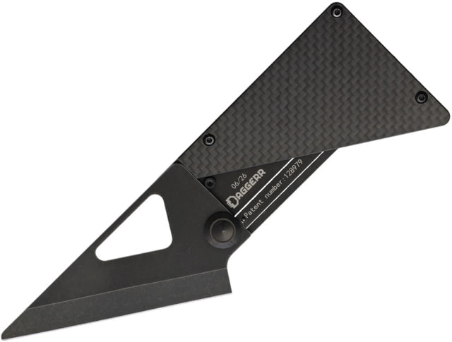 Daggerr Knives CardKnife Black DGRCRDKNFBK - Daggerr Knives