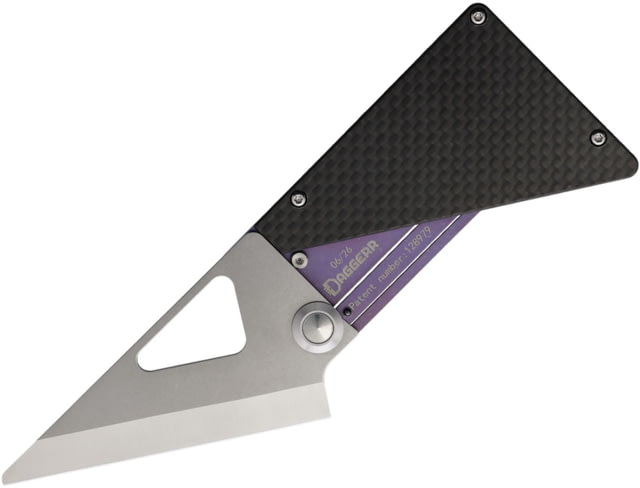 Daggerr Knives Cardknife Purple DGRCRDKNFPR - Daggerr Knives