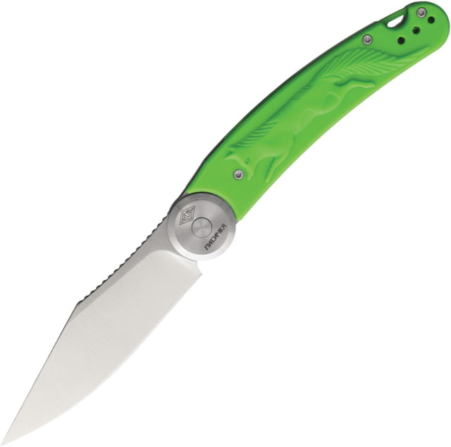 Daggerr Knives Lisichka Gimbal Lock Green D - Daggerr Knives