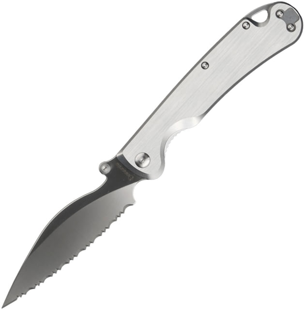 Daggerr Knives Pelican Framelock Serrated DGRF23FSSSV - Daggerr Knives