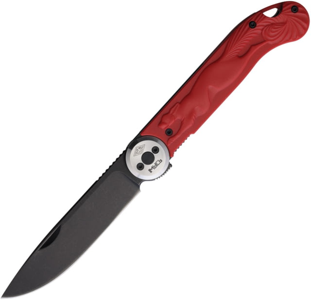 Daggerr Knives Peremen Mys Linerlock Red D - Daggerr Knives