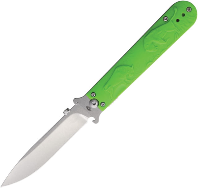 Daggerr Knives Peremen Zubry Linerlock Green D - Daggerr Knives