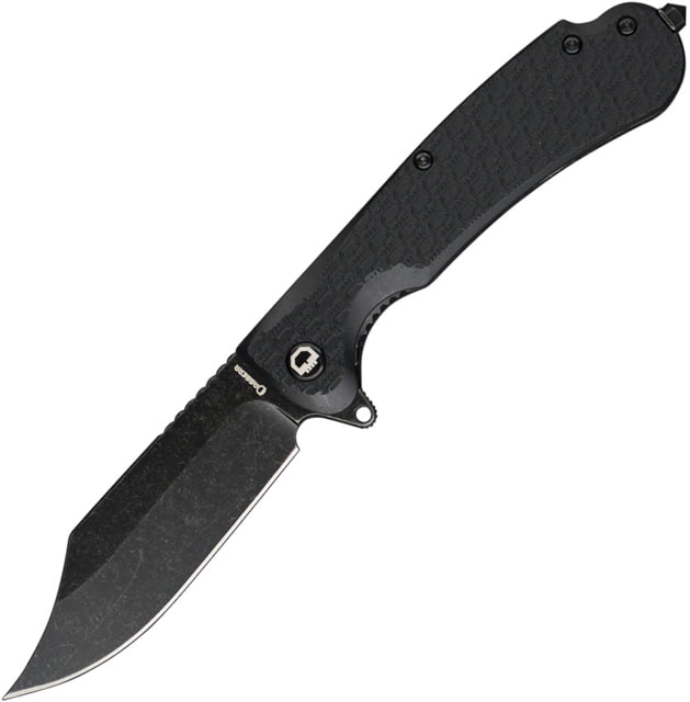 Daggerr Knives Powie Linerlock Black DGRPWFBKBW - Daggerr Knives