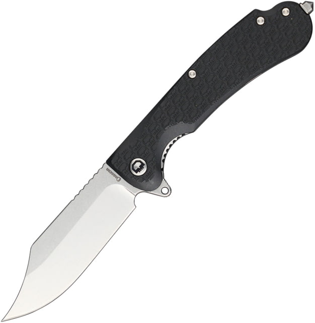 Daggerr Knives Powie Linerlock Black SW DGRPWFBKSW - Daggerr Knives