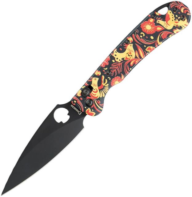 Daggerr Knives Sting Slim Crossbar Khokhloma DGRFM022SXO - Daggerr Knives