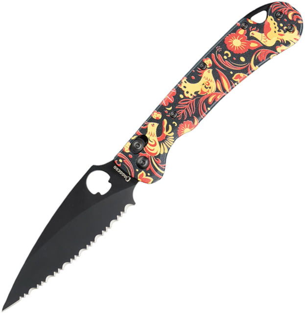 Daggerr Knives Sting Slim Crossbar Khokhloma DGRFM022SXOS - Daggerr Knives