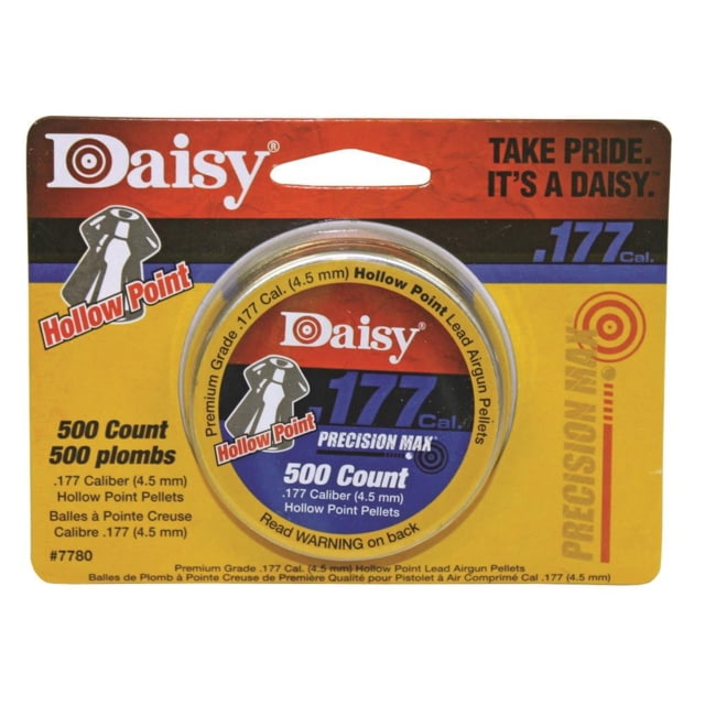 Daisy .177 Cal. PrecisionMax Hollow Point Pellets 500 Tin
