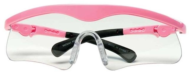 Daisy Shooting Glasses Pink Frame Clear Lens - Daisy