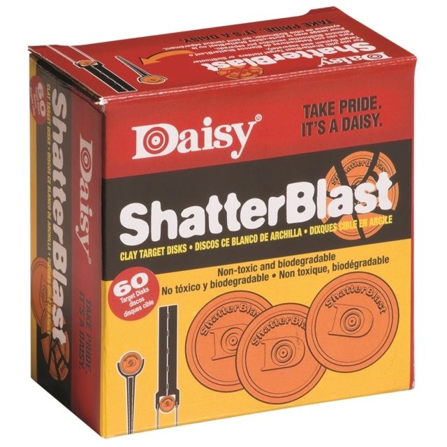 Daisy ShatterBlast Clay Target Bulk Pack 60 Targets