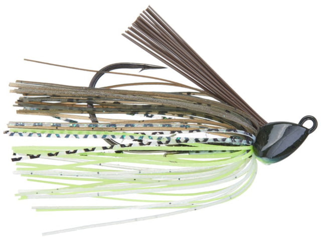 Daiwa Evergreen Grass Ripper Swim Jig 3/8 4 Hook Bhite Delight
