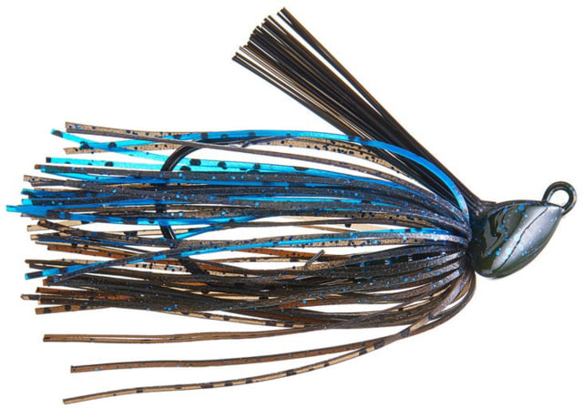 Daiwa Evergreen Grass Ripper Swim Jig 1/4 4 Hook Bruised Green Pumpkin