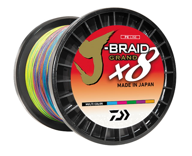Daiwa J-Braid 8X Braided Line w/Filler Spool 500yds 40lb Multi-Color