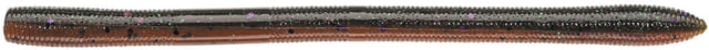 Daiwa Yamamoto Neko Crawler Worm Lure 5in Dk Grn W/Prp Blk Sm Em Tr Amb
