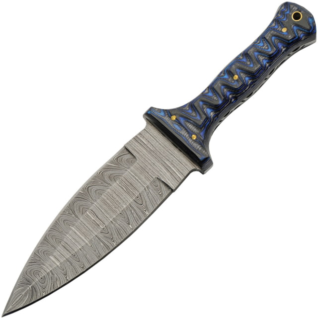 Damascus 10.5 Blue Spear Bld Ws - Damascus
