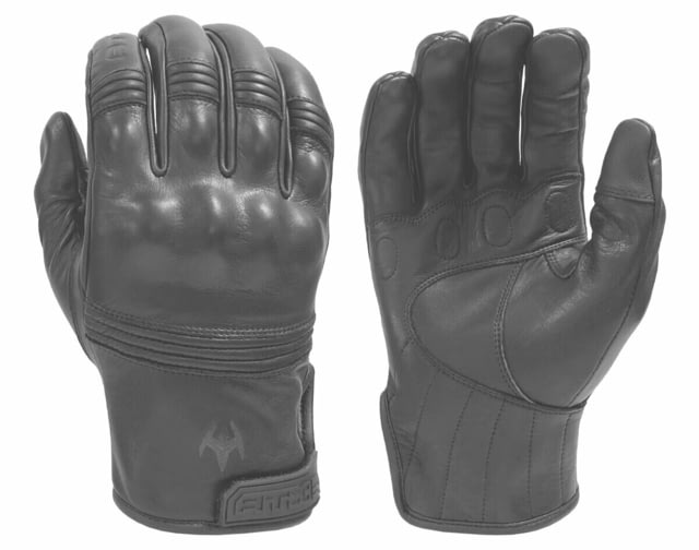 Damascus Protective Gear All-leather Gloves With Knuckle Armor - Damascus Protective Gear