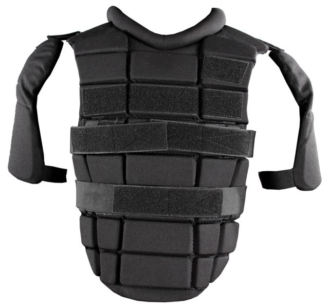 Damascus  Upper Body and Shoulder Protector Extended Medium Black - Damascus Protective Gear