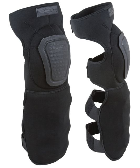 Damascus  Imperial Neoprene Shin Guards with Non-Slip Knee Caps Black 1 size - Damascus Protective Gear