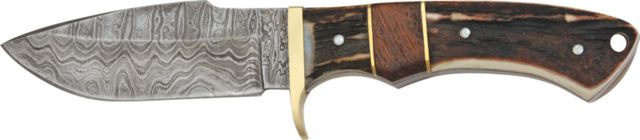 Damascus Game Skinner Fixed Knife - Damascus