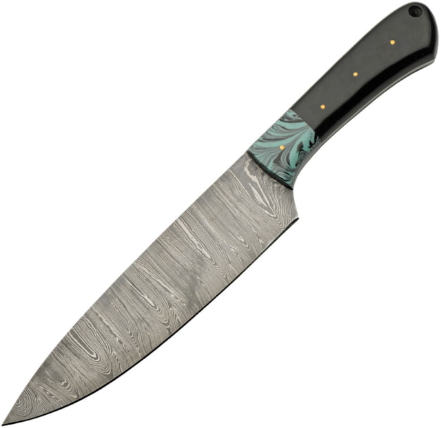 Damascus Hunter Horn/Resin - Damascus