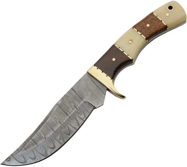 Damascus Hunter Walnut/Bone - Damascus