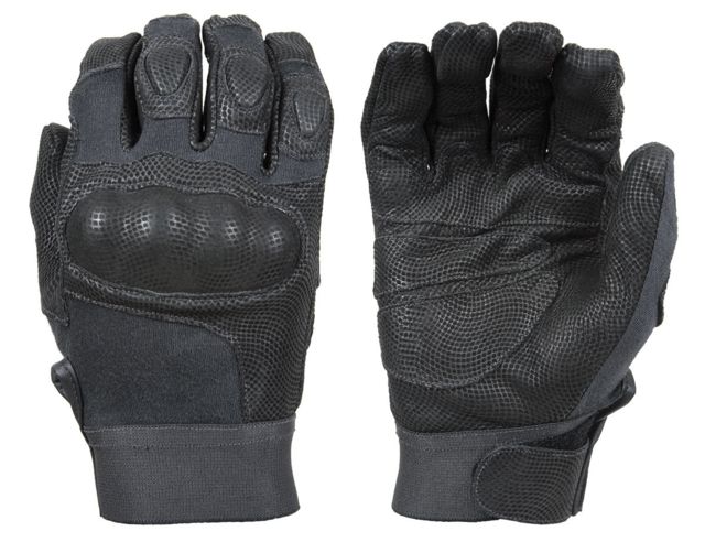 Damascus DMZ33 Protective Gear Nitro Hard Knuckle Gloves Digital Leather and KEVLAR Black