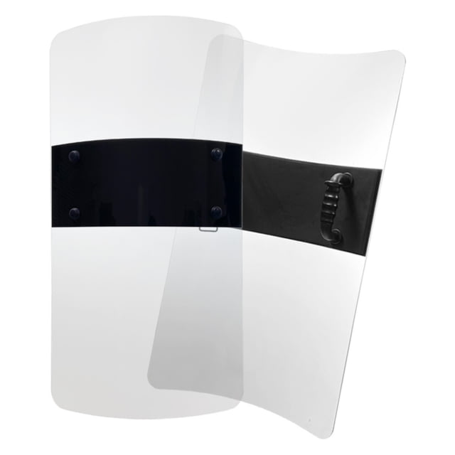 Damascus Protective Gear Rectangle Riot Shield 36in H x 20in W x 0.15in Thick Clear - Damascus Protective Gear