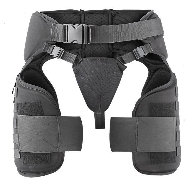 Damascus Protective Gear  IMPERIAL Thigh / Groin Protector with Molle System Black 1-size fits all - Damascus Protective Gear
