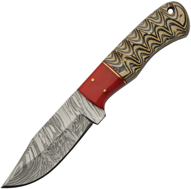 Damascus Red Haze Kiri Hunter - Damascus