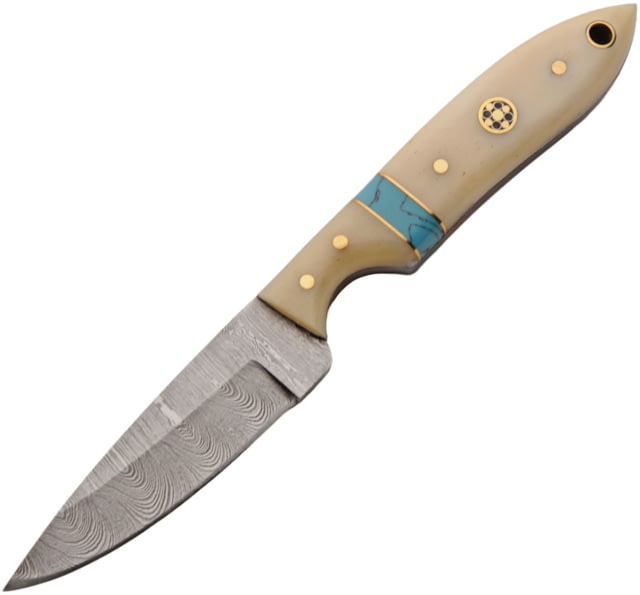 Damascus Sharp Tooth Bone Knife - Damascus