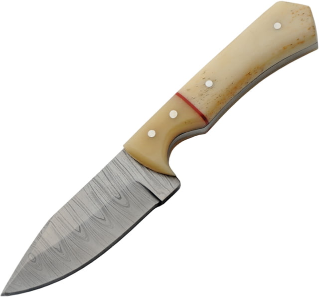 Damascus Skinner Bleached Bone - Damascus