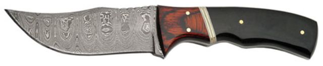 Damascus Damscus Skinner Fixed Knife - Damascus