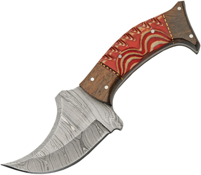 Damascus Small Hunter Red - Damascus