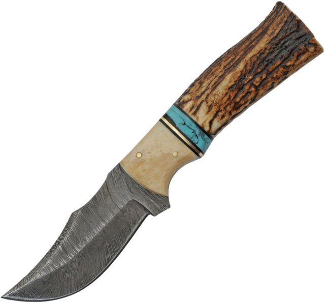 Damascus Stag and Turquoise Skinner - Damascus