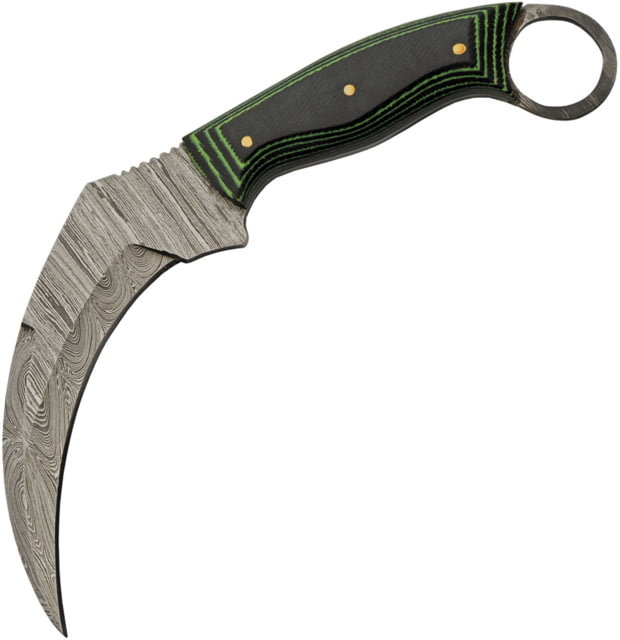 Damascus Tree Ridge Karambit - Damascus