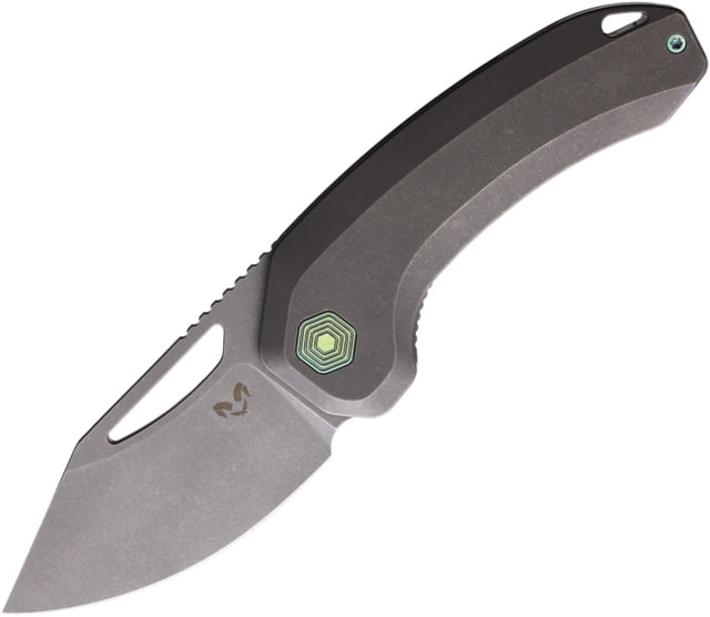 Damned Designs Anzu XL Linerlock Gray Ti DMN016XLTSW2 - Damned Designs