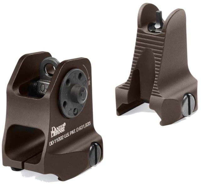 USED Daniel Defense A1.5 Top Mounted Fixed Front and Rear Sight Brown OP-MSP SIGHT - Daniel Defense