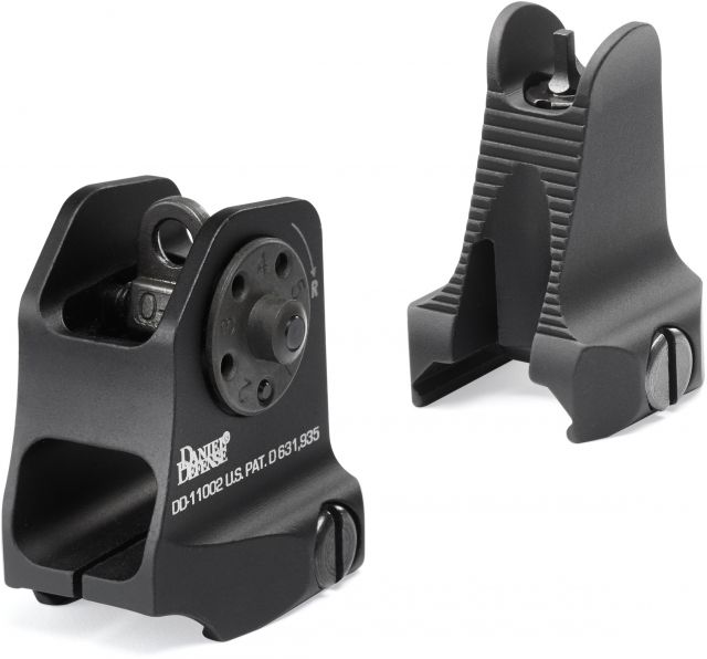 EDEMO Daniel Defense A1.5 Top Mounted Fixed Front and Rear Sight Black  EDEMO25 Used Condition Fair - Daniel Defense