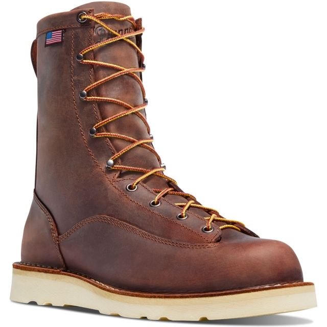 Danner Bull Run 8in Boots Brown 7.5EE - Danner
