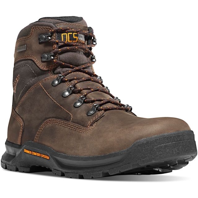 Danner Crafter 6in Non-Metallic Toe Boots Brown 7.5D - Danner