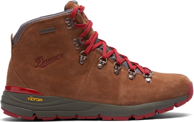 Danner Mountain 600 4.5in Suede Hiking Boots - Men's Brown/Red Medium 7.5