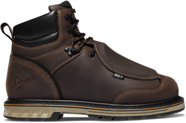 Danner Steel Yard 6in Hot Steel Toe/Met Guard Work Boot - Men's Brown 9 US Medium - Danner