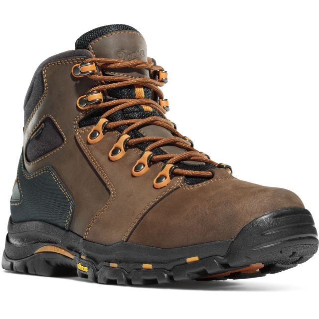 Danner Vicious 4.5in Non-Metallic Toe Boots Brown/Orange 16D - Danner