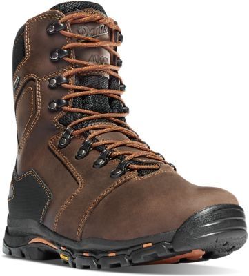 Danner Vicious 8in 400G Insulation Non-Metallic Toe Boots Brown 11.5D - Danner