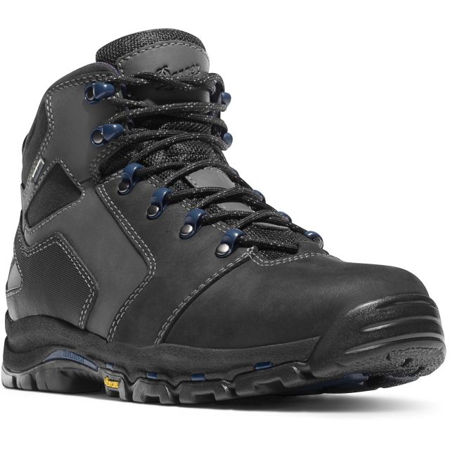 Danner Vicous 4.5in Non-Metallic Toe Boots Black/Blue 7D - Danner