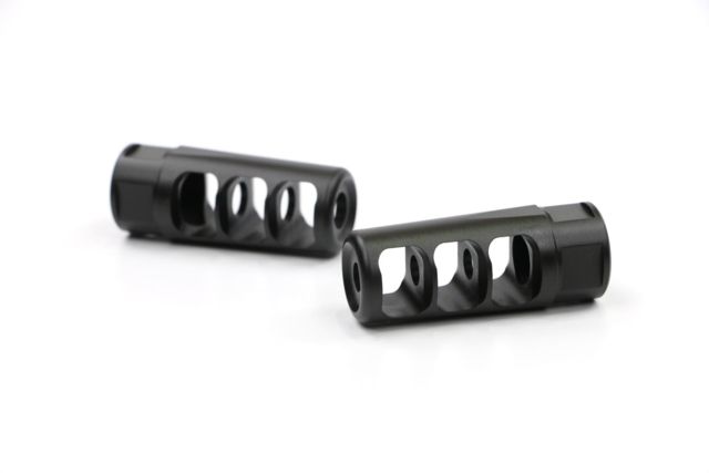Dark Hour Defense 3 Gun Muzzle Brake 7.62/6.8mm 5/8x24 Threads Black - Dark Hour Defense