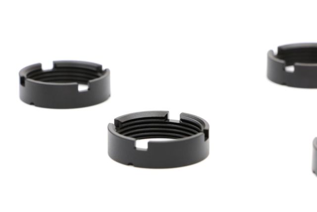 Dark Hour Defense Castle Nut 4140 Steel Black - Dark Hour Defense