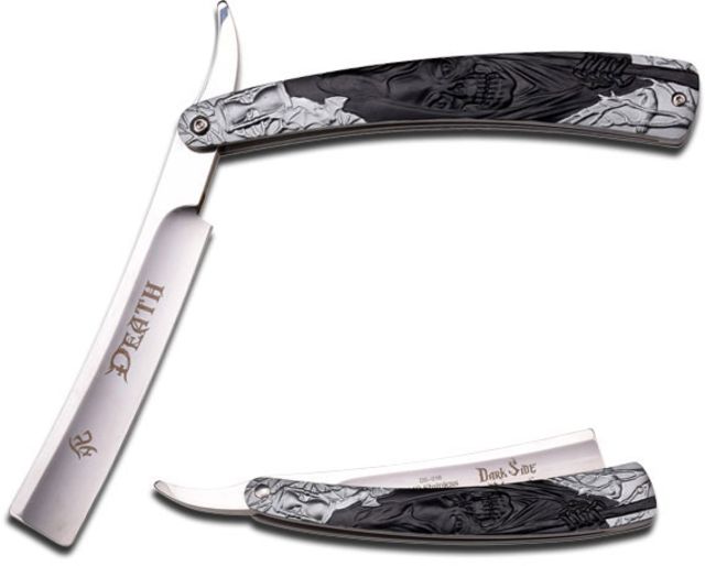 Dark Side Blades Folding Blade 4.5in Stainless Steel Blade Aluminum Handle - Dark Side Blades